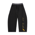 Plaid Waistband Barrel Sweatpants